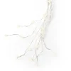 672 LED light garland on silver wire, int./ext., warm white, 7′