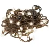 100 Outdoor White Twinkle LED Lights, 52,5′