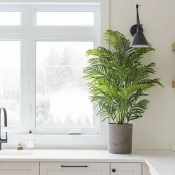Artificial areca palm plant, 48″