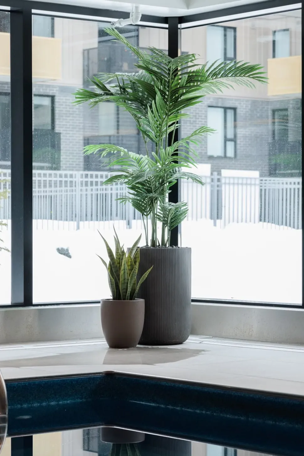 Artificial areca palm tree, 60"