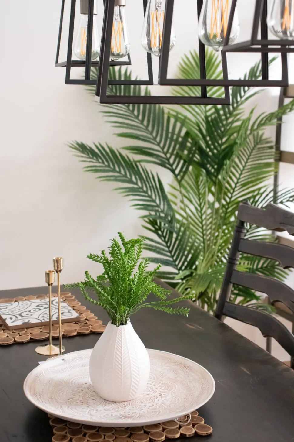 Artificial areca palm tree, 60"