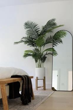 Artificial areca palm tree, 71"