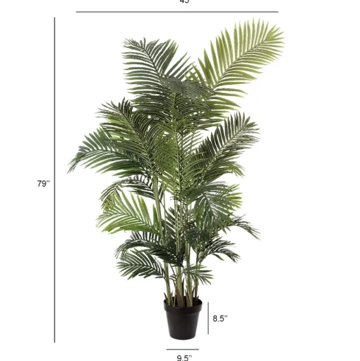 Artificial areca palm tree, 79"