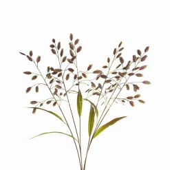 Artificial burgundy grass stem, 22″