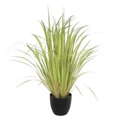 Artificial green and yellow grass, 36″