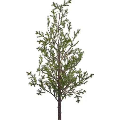 Artificial green pine branch, 46"