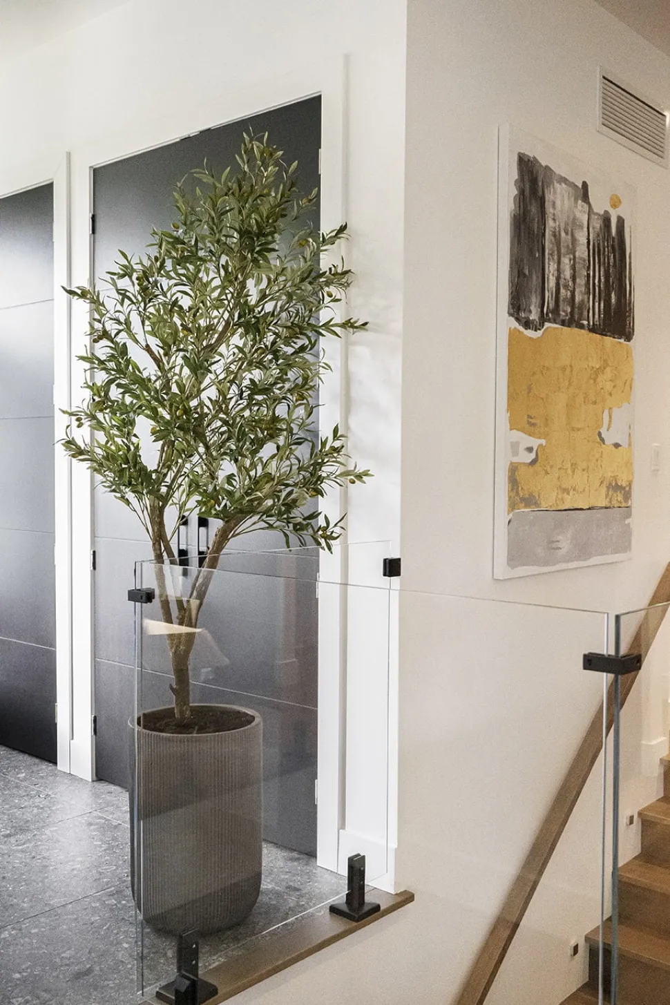 Artificial handmade olive tree