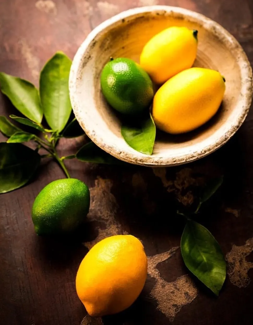 Artificial lemon, 3"