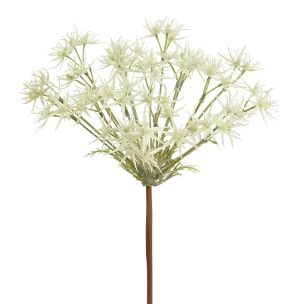 Artificial light green cnidium monnieri flower, 29"