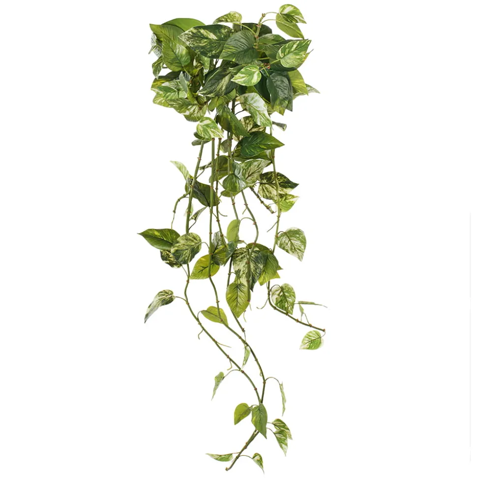Artificial marble hanging pothos foliage, 48″