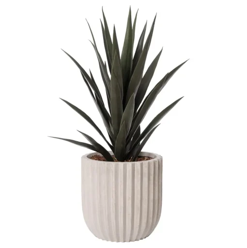 Artificial potted yucca plant, 31 x 16"