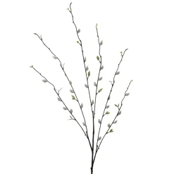 Artificial pussy willow spray, 30"