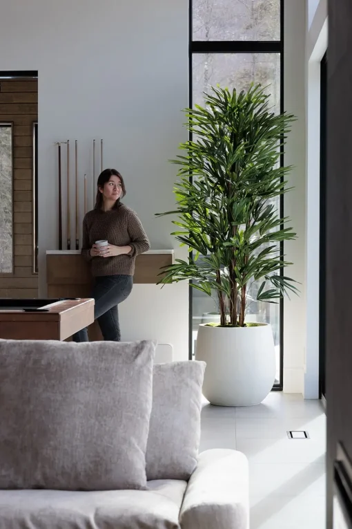 Artificial raphis palm, 84"