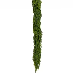 Artificial real-touch dense cypress garland, 72