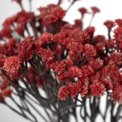 Artificial red gypsophila bush, 15″