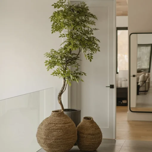 Artificial roseleaf indoor handmade tree