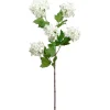 Artificial snowball hydrangea flower spray, 34"