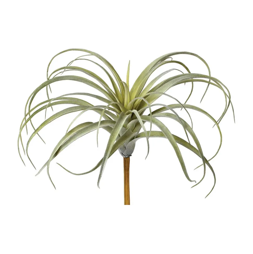 Artificial verdigris air plant, 5"