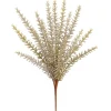 Artificial verdigris rosemary bush, 13"