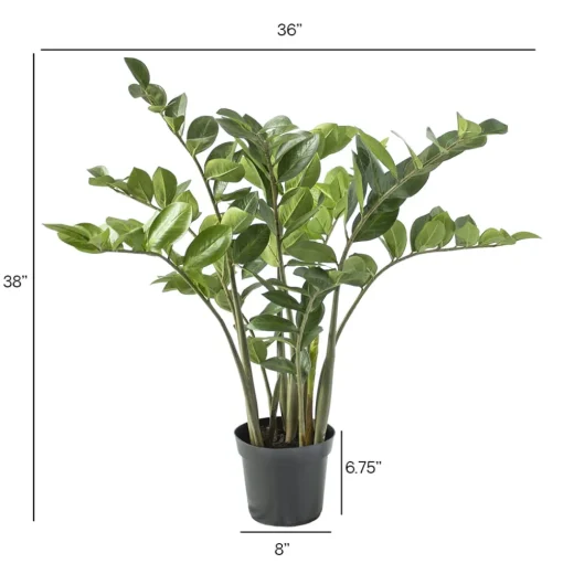 Artificial zamioculcas plant, 38"