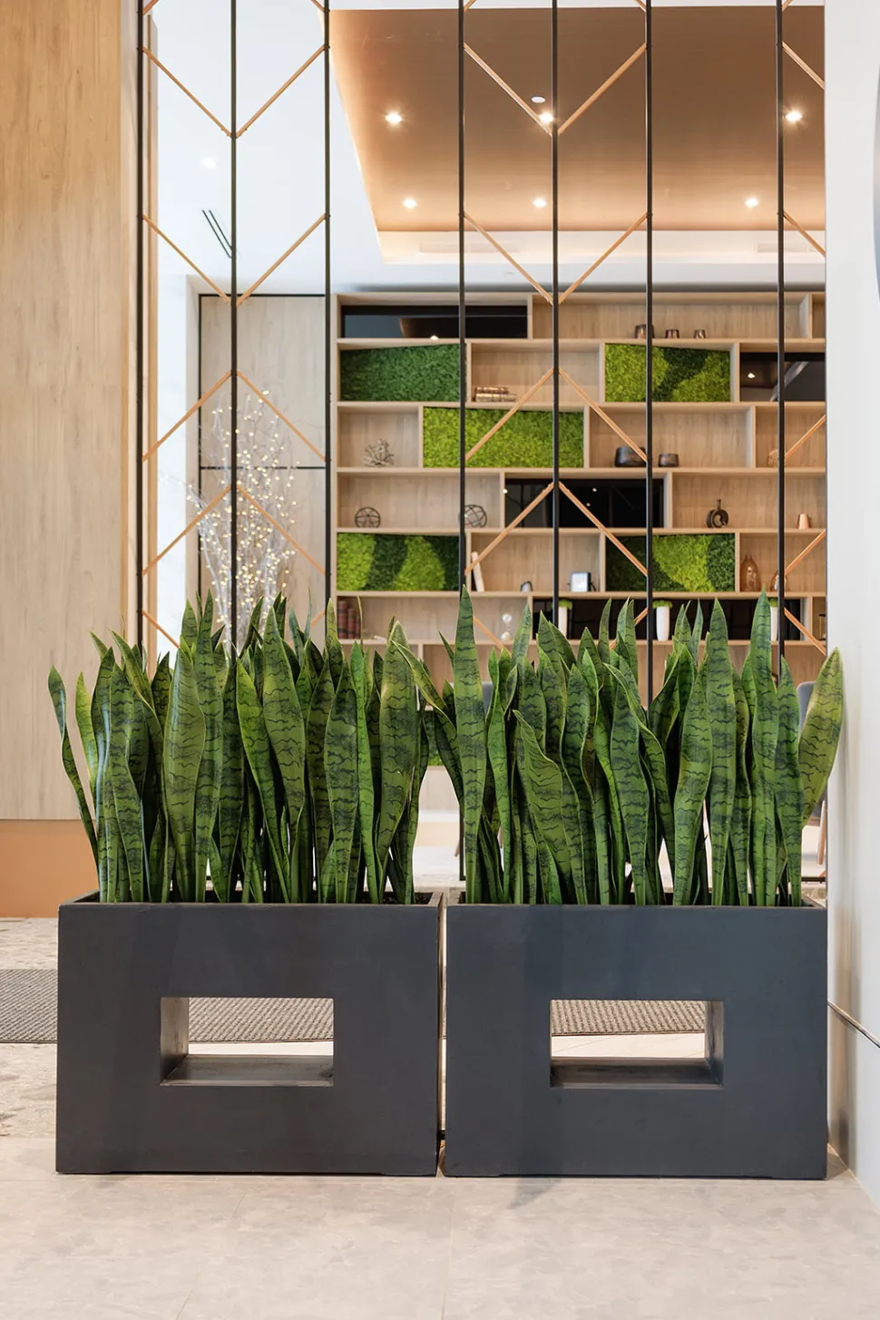 Bac noir moderne en fibre d’argile