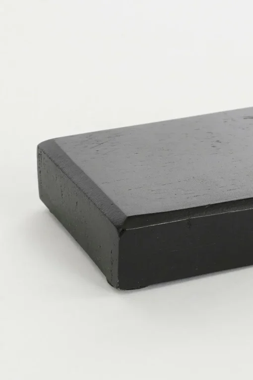 Black abstract decoration in 100% FSC-certified wood, 14,5"