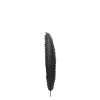 Black wall leaf decoration, 36 x 6″