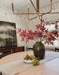 Branche de feuilles d’érable japonais artificiel, 42″