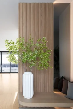 Branche de feuilles d’orme artificiel, 63″
