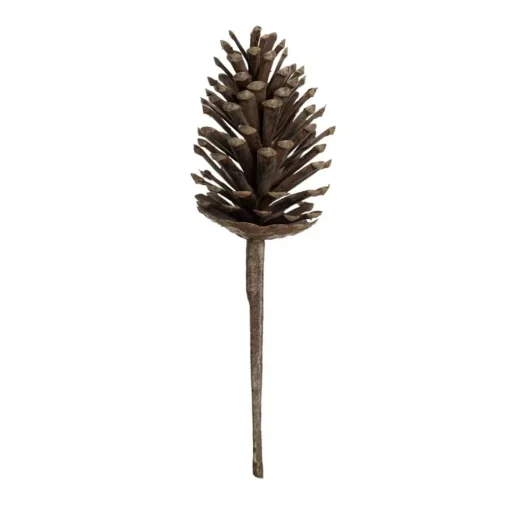 Brown pinecone stem, 13"