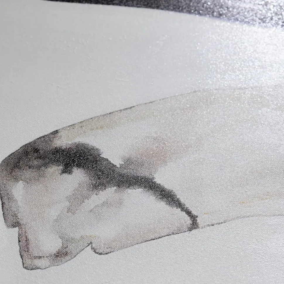 Brush stroke wall art, 24 x 36″