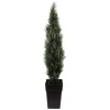 Cèdre artificiel extérieur en pot, 68″