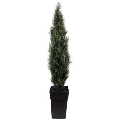 Cèdre artificiel extérieur en pot, 68″