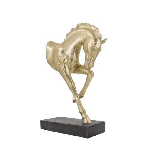 Cheval or décoratif, 17 x 11″