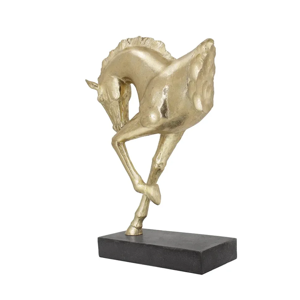 Cheval or décoratif, 17 x 11″