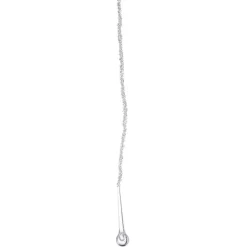 Crystal drop ornament, 15″