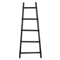 Decorative black ladder, 47"