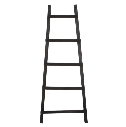 Decorative black ladder, 47"