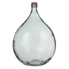 Decorative bottle with cork stopper, 22 x 16"
