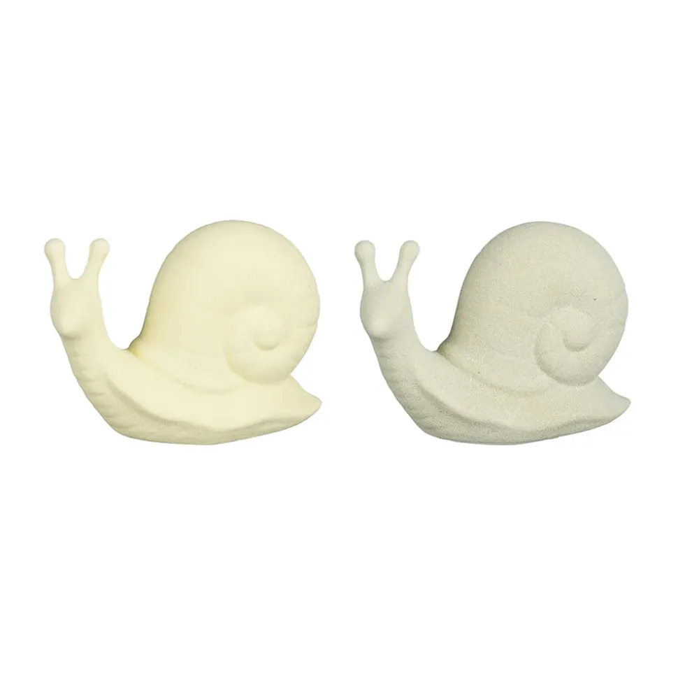 Decorative dolomite snail, 3 x 4″