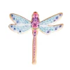 Decorative window screen magnetic dragonfly, 3"