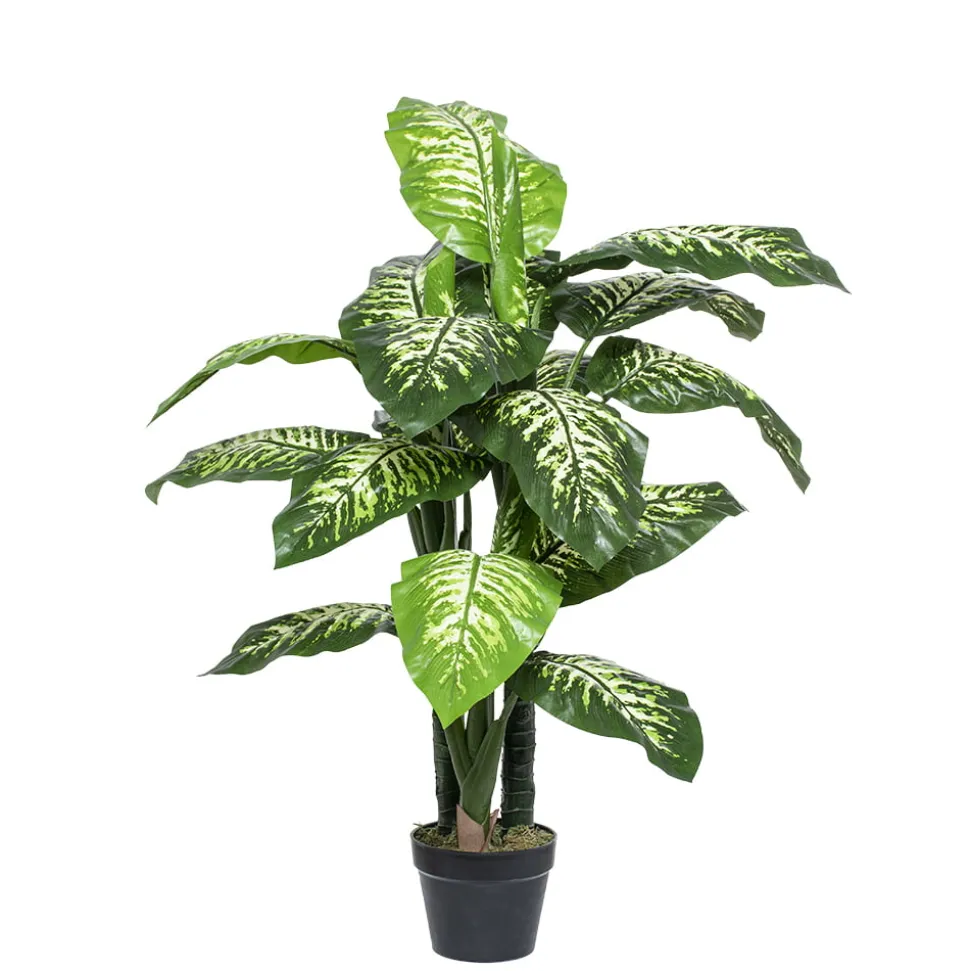 Dieffenbachia artificial outdoor plant, 48"