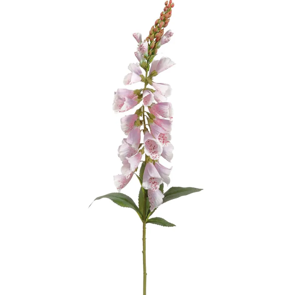 Digitale mauve pâle artificielle en fleurs, 38″