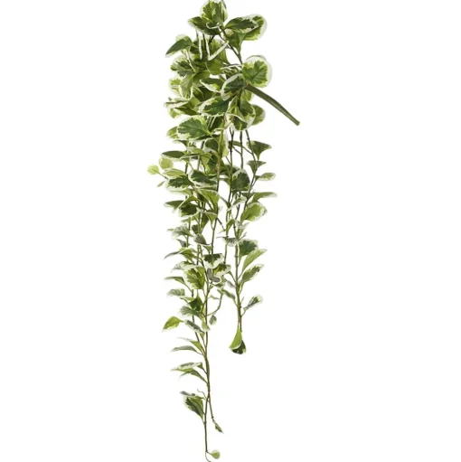 Feuillage de jade retombant bicolore artificiel, 48″