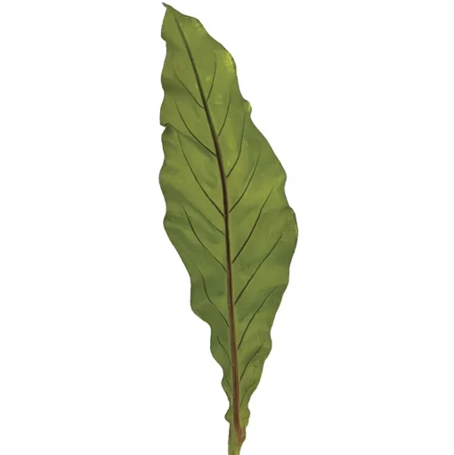 Feuille de fougère nid d’oiseau artificielle, 19″