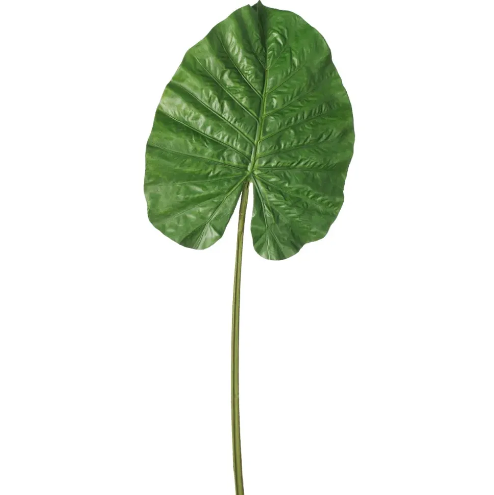 Feuille d’alocasia géante artificielle, 44″