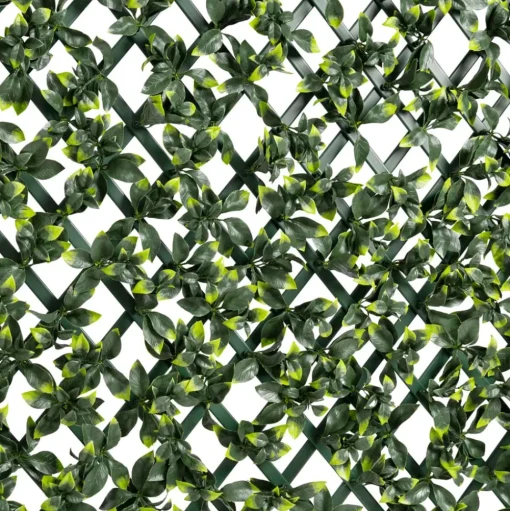 Fire-retardant outdoor plant trellis, green structure, 20 x 20"