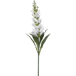 Fleur artificielle, digitale blanche, 36,5″