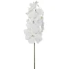 Fleur artificielle, orchidée vanda blanche, 32″