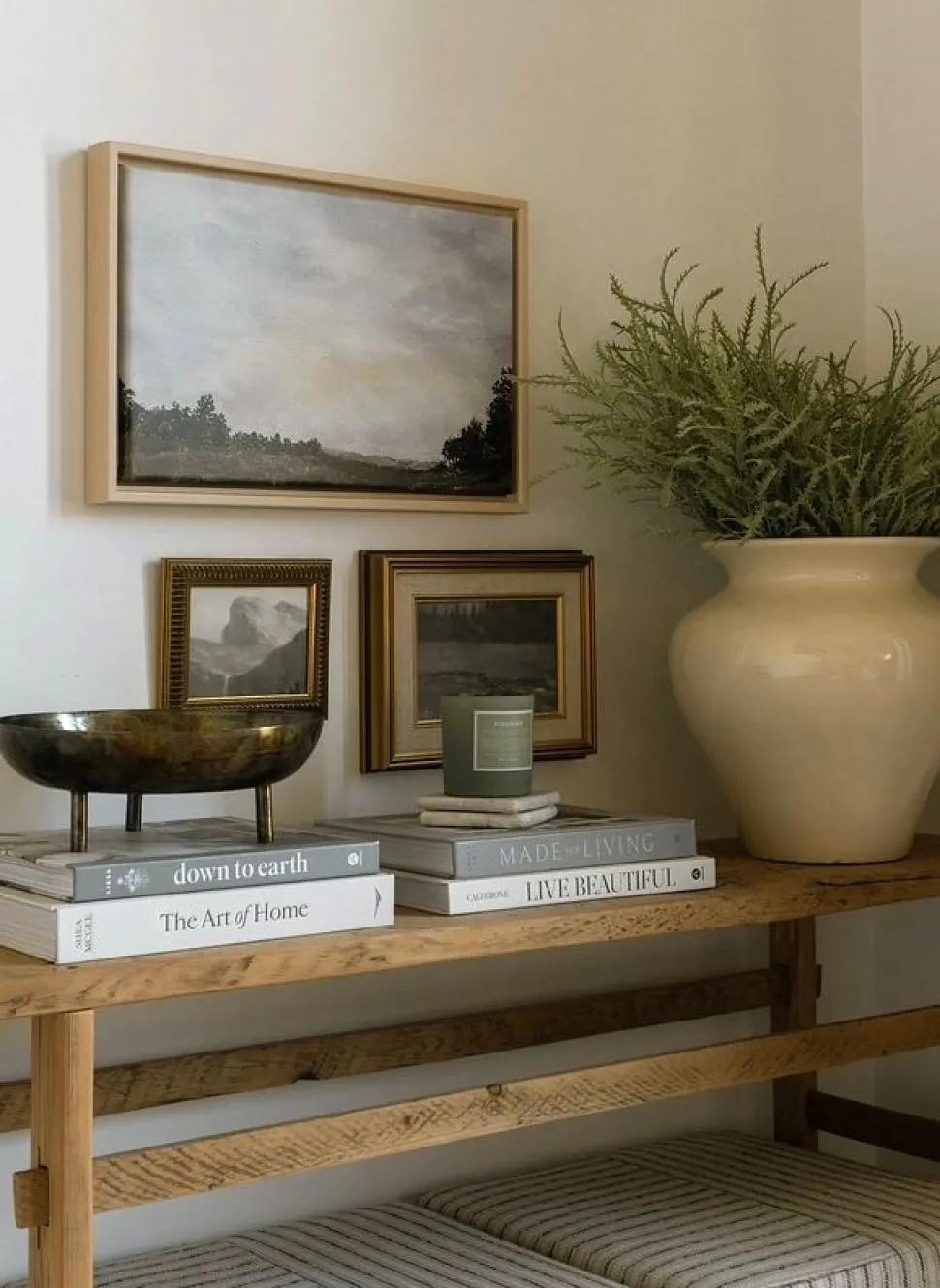 Fougère staghorn artificielle, 22″